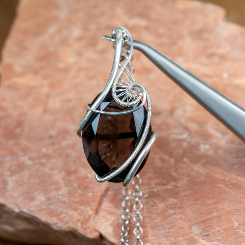 Facetted Colombianite Necklace #3