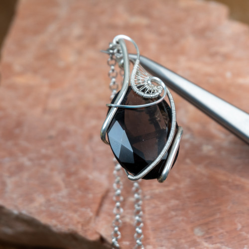 Facetted Colombianite Necklace #3