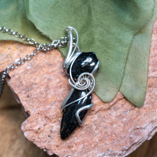 Double Nuummite Wrap #1