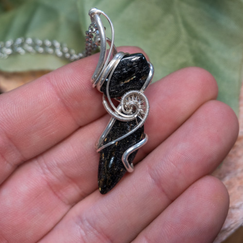 Double Nuummite Wrap #1