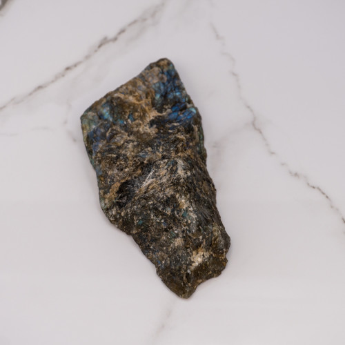 Half Polished Labradorite Slice #1