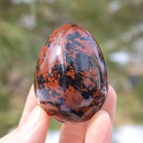 Mahogany Obsidian Egg