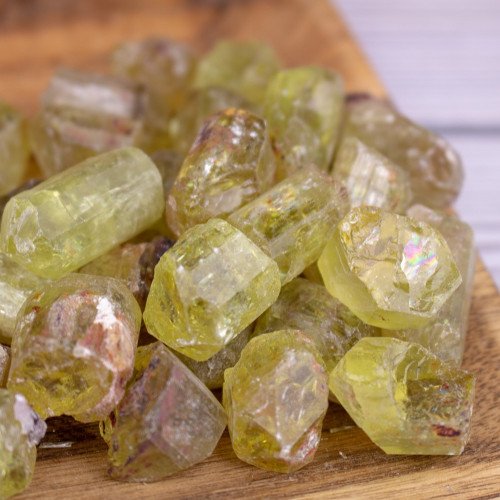 Green Apatite Crystals