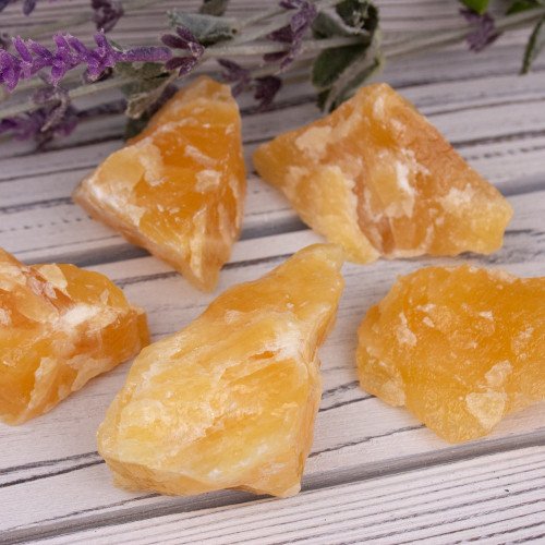 Raw Orange Calcite