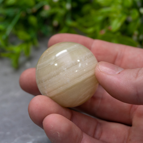 Small Green Onyx Sphere