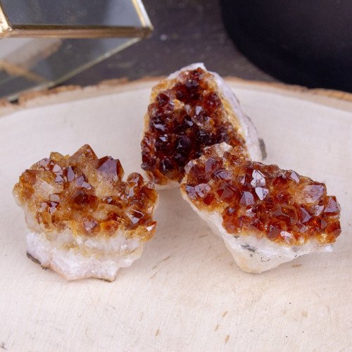 Small Citrine Cluster (Heat Treated)