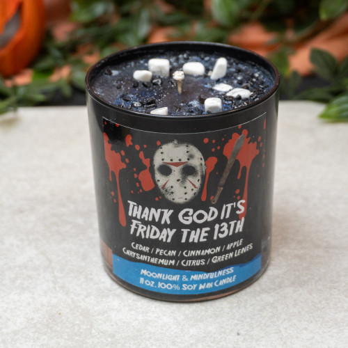 Thank God It's Friday the 13th Crystal Candle