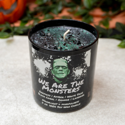 We Are The Monsters Crystal Candle