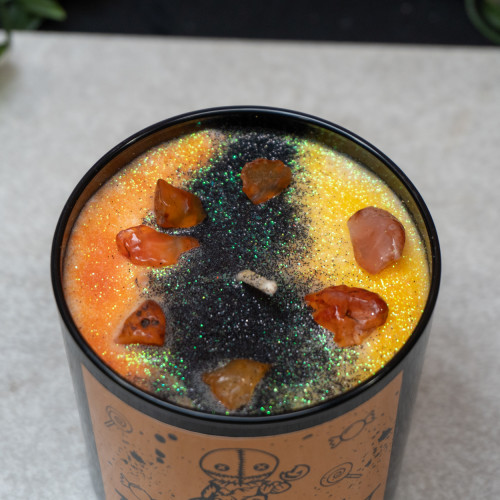 Trick or Treat Crystal Candle