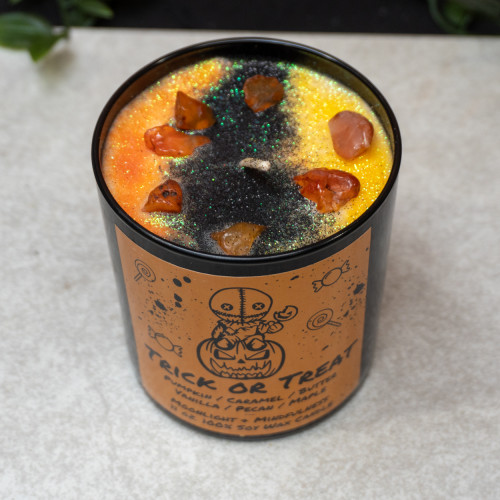 Trick or Treat Crystal Candle