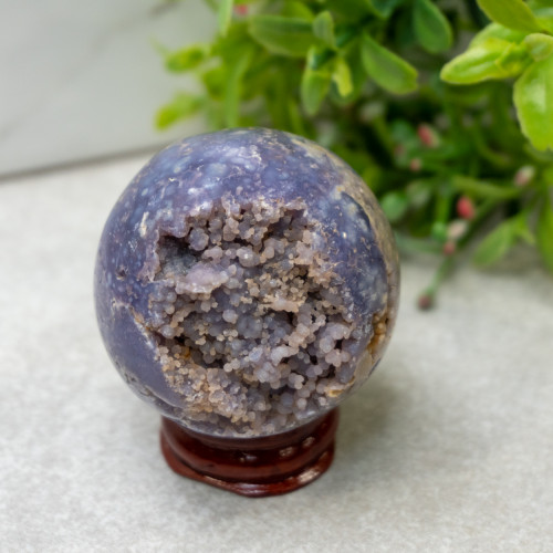 Grape Agate Sphere #6