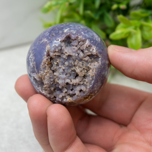 Grape Agate Sphere #6