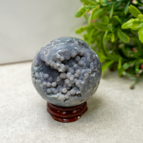 Grape Agate Sphere #4