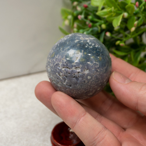 Grape Agate Sphere #4