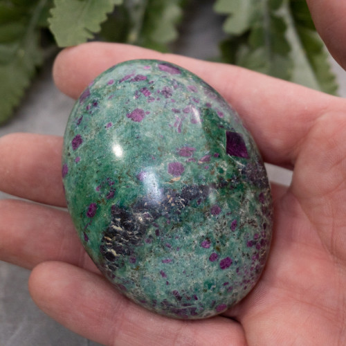 Ruby Fuchsite Palmstone