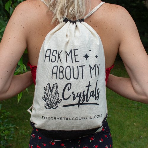 Ask Me About My Crystals Backpack