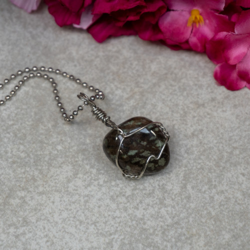 Nundoorite Polished Silver Necklace