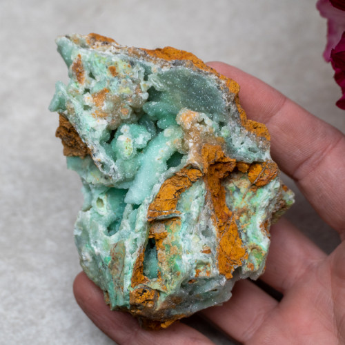 Quartz Covered Chrysoprase #19