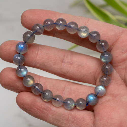 Labradorite High Flash Bracelet 10mm