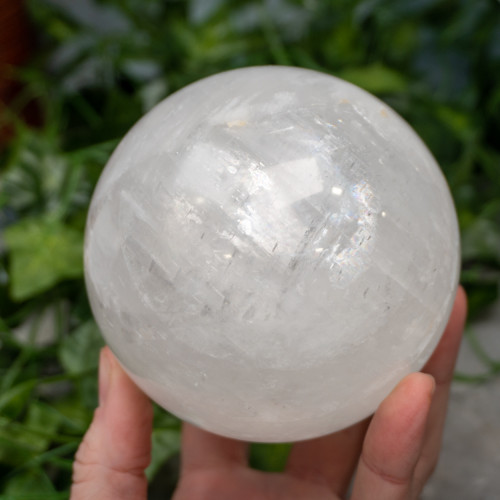 White Calcite Sphere #2