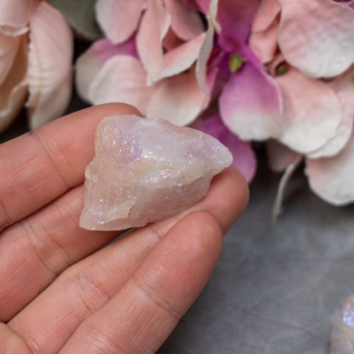 Angel Aura Rose Quartz Random