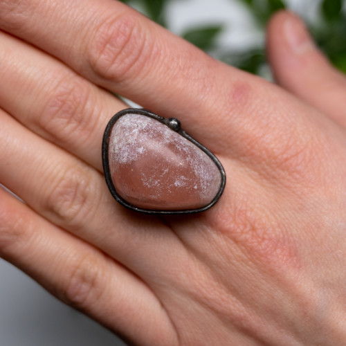 Pink Calcite Ring #1