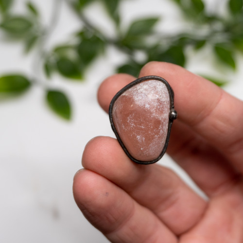 Pink Calcite Ring #1