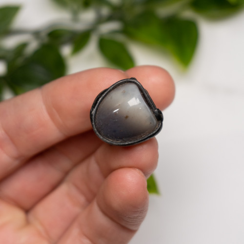 Banded Agate Ring #2