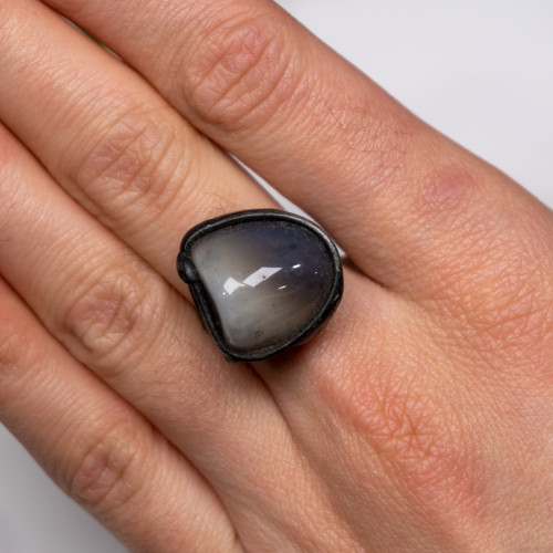 Banded Agate Ring #2