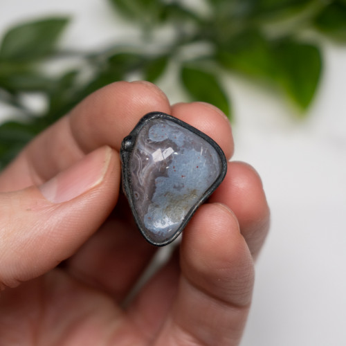 Banded Agate Ring #1