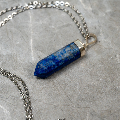Lapis Lazuli Pendant Necklace Random