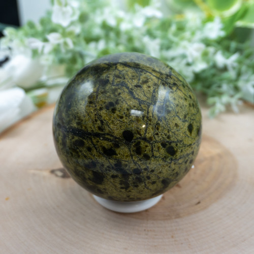 XL Snakeskin Jade Sphere #1