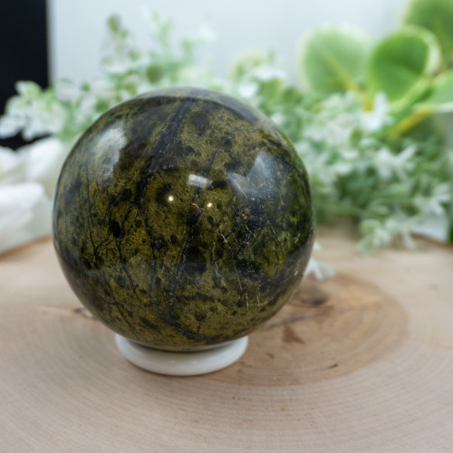 XL Snakeskin Jade Sphere #1