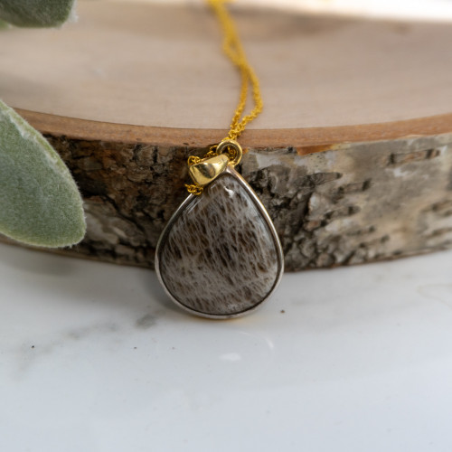 Sealstone (Greenland Moonstone) Necklace #1