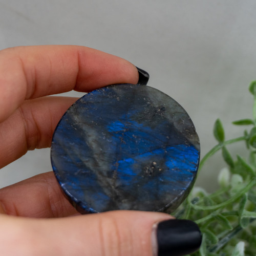 Cancer Labradorite Zodiac Coin #2
