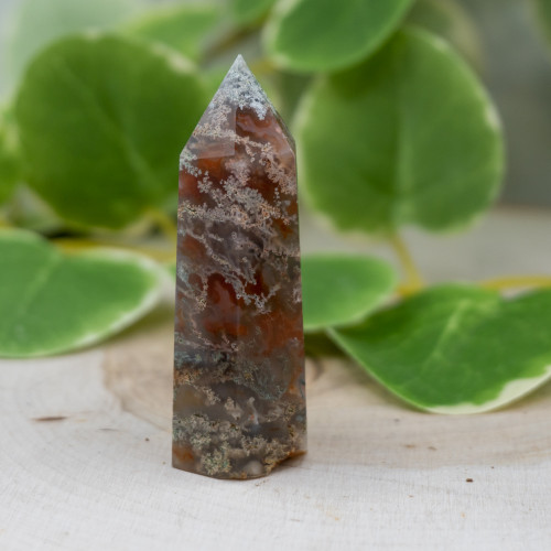 Red Moss Agate Tower #3