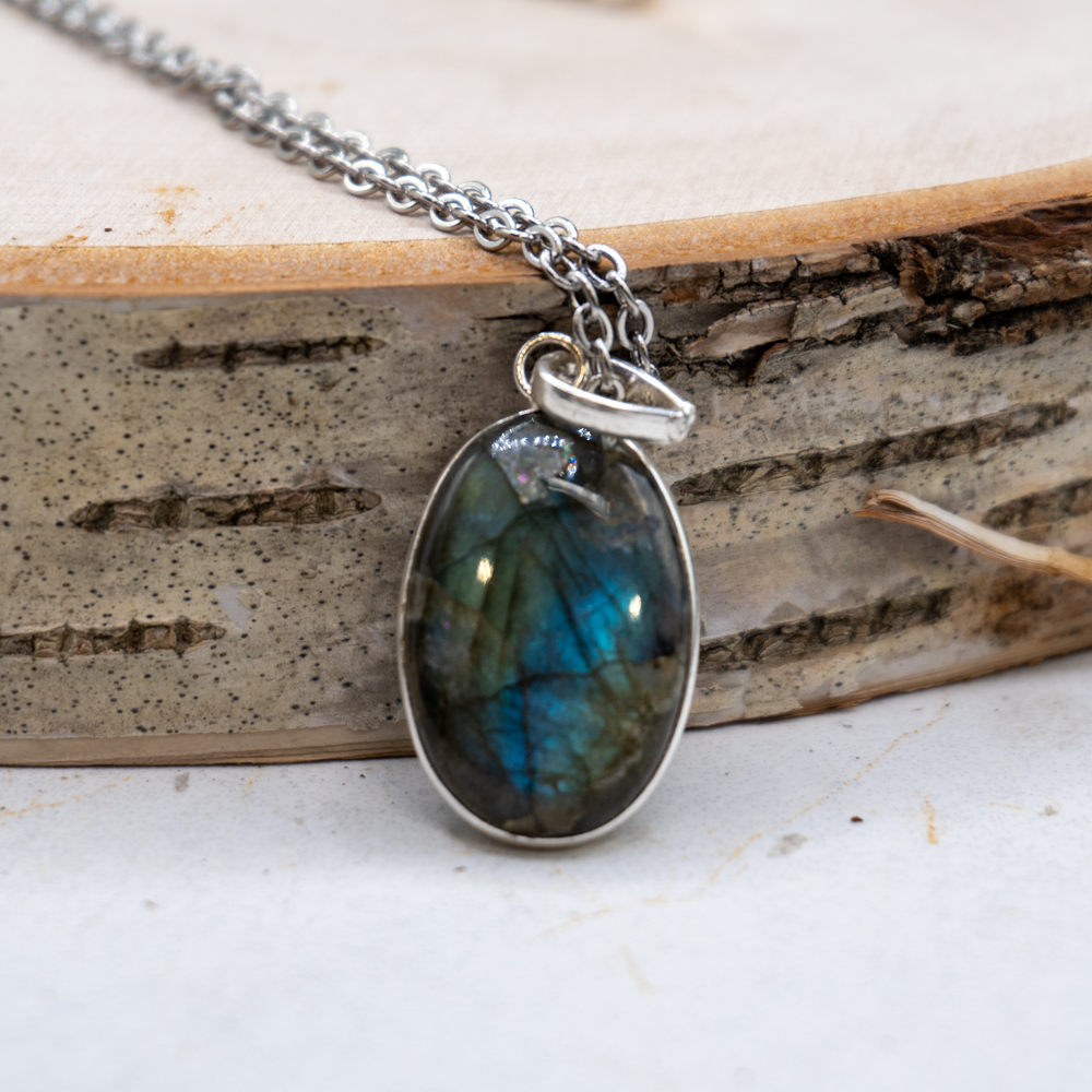 Labradorite Necklace #9 - The Crystal Council