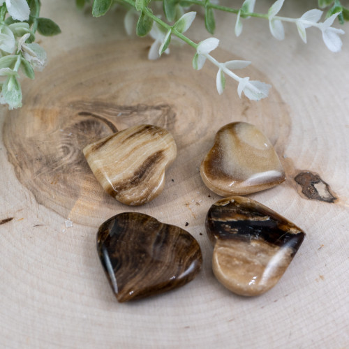 Chocolate Calcite Heart