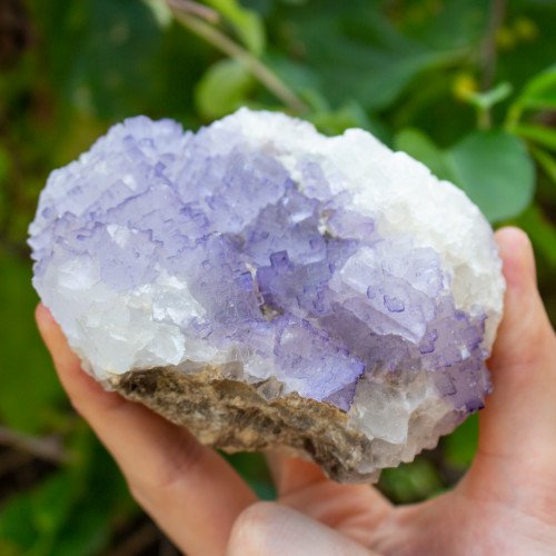 Purple and Clear Fluorite #2