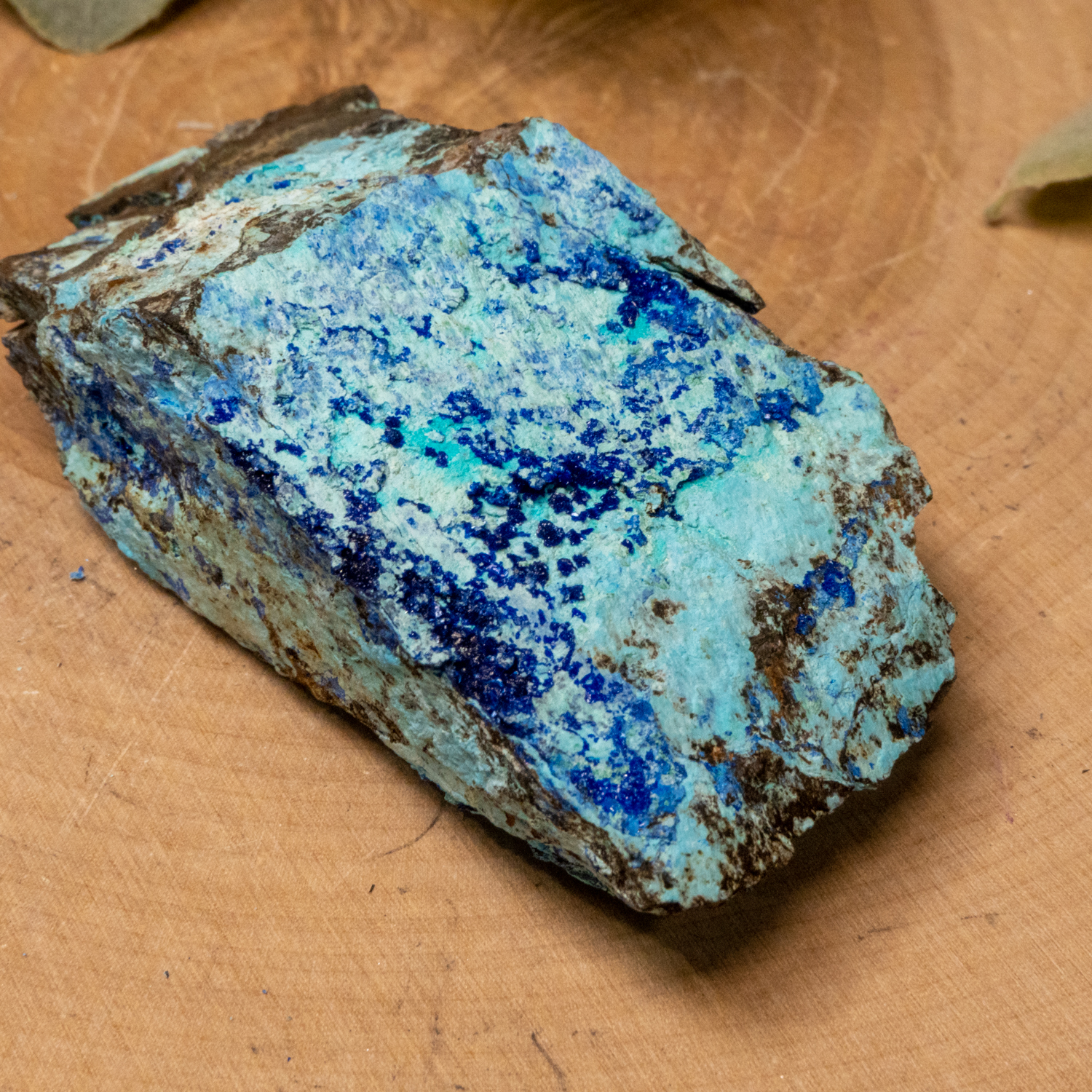Azurite on Gibbsite #2 - The Crystal Council
