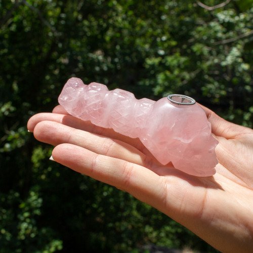 Rose Quartz Herb Bowl