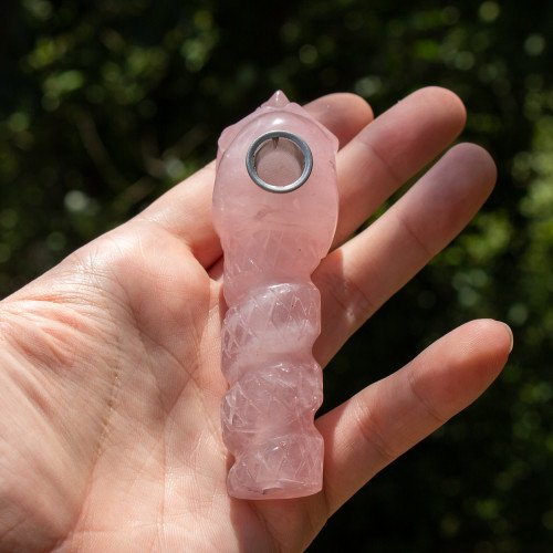 Rose Quartz Herb Bowl