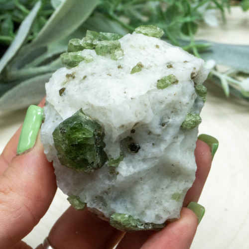 Diopside in Quartz #9