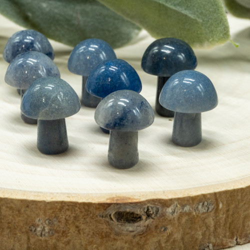 Blue Aventurine Mushroom Random