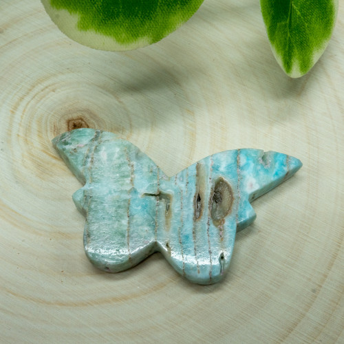 Caribbean Blue Calcite Butterfly #5
