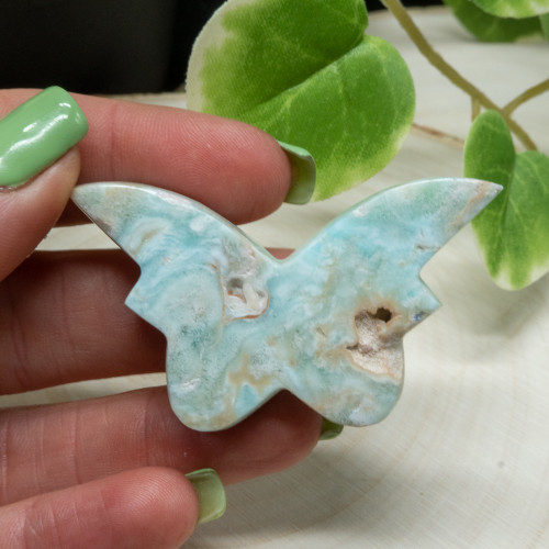 Caribbean Blue Calcite Butterfly #4