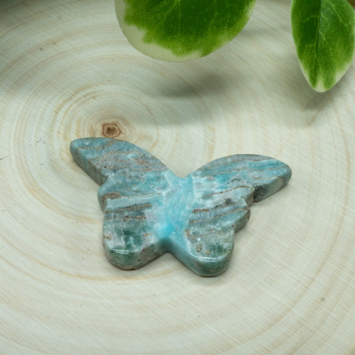Caribbean Blue Calcite Butterfly #2