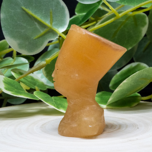 Orange Calcite Nefertiti Random