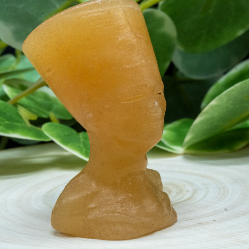 Orange Calcite Nefertiti Random