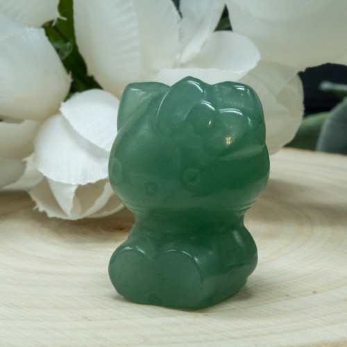 Green Aventurine Hello Kitty Random
